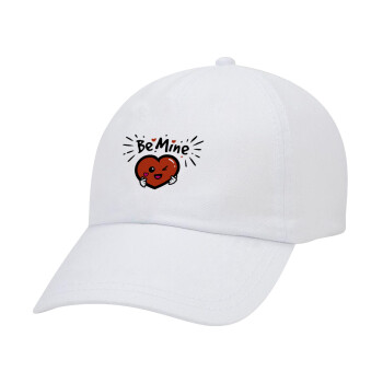 Be mine!, Καπέλο Baseball Λευκό (5-φύλλο, unisex)