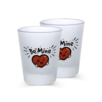 Be mine!, Σφηνοπότηρα γυάλινα 45ml του πάγου (2 τεμάχια)