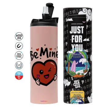 Be mine!, Tumbler stainless steel PINK 600ml