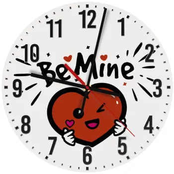 Be mine!, Ρολόι τοίχου ξύλινο (30cm)