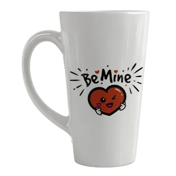Be mine!, Κούπα κωνική Latte Μεγάλη, κεραμική, 450ml