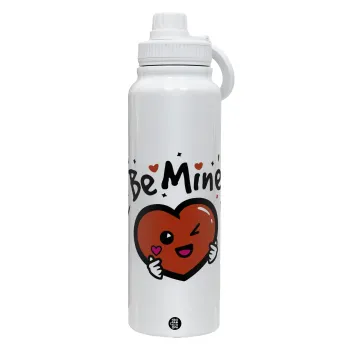 Be mine!, Θερμός 1L Ανοξείδωτο με Βάση Κινητού & Διπλά Τοιχώματα
