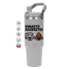 GREY color, 890ml (30oz) stainless Steel Tumbler with Handle