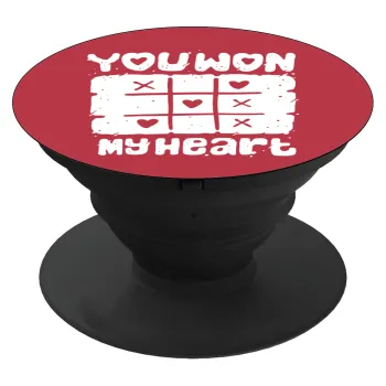 Τρίλιζα you won my heart, Phone Holders Stand  Black Hand-held Mobile Phone Holder