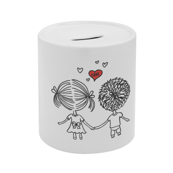 Hold my hand for ever, Κουμπαράς πορσελάνης με τάπα