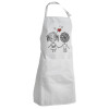 Adult Chef Apron (with sliders and 2 pockets)
