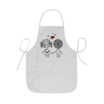 Hold my hand for ever, Ποδιά Σεφ ολόσωμη κοντή  Παιδική (44x62cm)