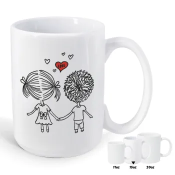 Hold my hand for ever, Κούπα Mega, κεραμική, 450ml