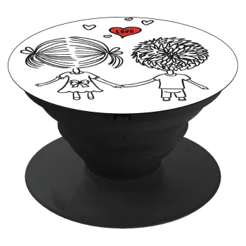 Hold my hand for ever, Phone Holders Stand  Μαύρο Βάση Στήριξης Κινητού στο Χέρι