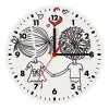 Wooden wall clock (20cm)