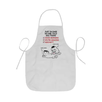 Just in case no one told you today..., Ποδιά Σεφ ολόσωμη κοντή  Παιδική (44x62cm)