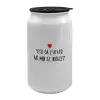 Κούπα ταξιδιού μεταλλική με καπάκι (tin-can) 500ml