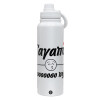 1L Stainless Steel Thermal Bottle with Phone Holder & Double Wall Insulation