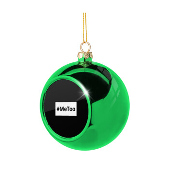 #meToo, Χριστουγεννιάτικη μπάλα δένδρου Πράσινη 8cm