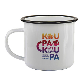 koupakoupa, Κούπα εμαγιέ με μαύρο χείλος 360ml