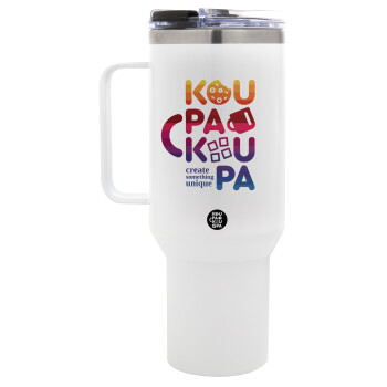 koupakoupa, Mega Stainless steel Tumbler with lid, double wall 1,2L