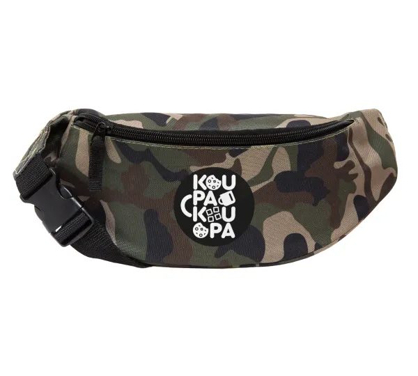 koupakoupa — Unisex waist bag (banana) in Jungle camouflage color with 2 pockets