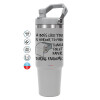 GREY color, 890ml (30oz) stainless Steel Tumbler with Handle