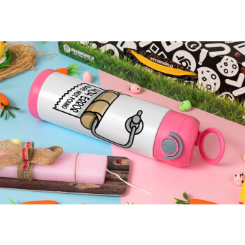 Page not found programmer toilet paper, Easter candle, Childrens hot water bottle, stainless steel, with safety straw, PINK (500ml)