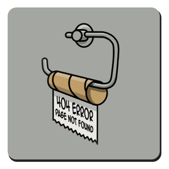 Page not found programmer toilet paper, Τετράγωνο μαγνητάκι ξύλινο 9x9cm