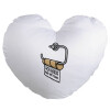 Μαξιλάρι καναπέ καρδιά 40x40cm περιέχεται το  γέμισμα