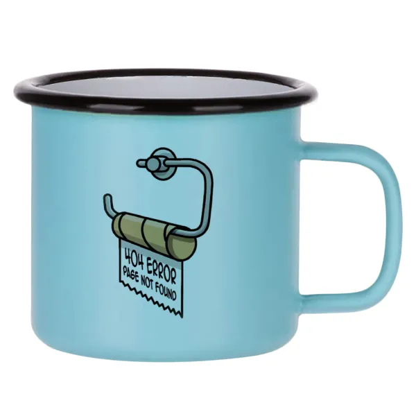 Page not found programmer toilet paper — Κούπα Μεταλλική εμαγιέ ΜΑΤ σιέλ 360ml