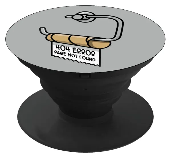 Page not found programmer toilet paper — Phone Holders Stand  Black Hand-held Mobile Phone Holder