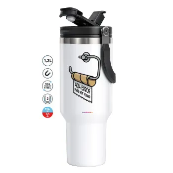 Page not found programmer toilet paper, Mega Stainless steel Tumbler with lid, double wall 1,2L