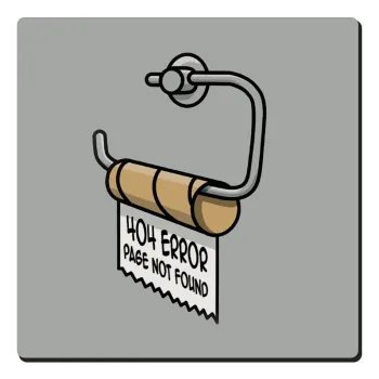 Page not found programmer toilet paper, Τετράγωνο μαγνητάκι ξύλινο 6x6cm