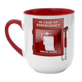 In case of emergency break the glass!, Κούπα κεραμική tapered 260ml
