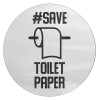 Save toilet Paper, Επιφάνεια κοπής γυάλινη στρογγυλή (30cm)