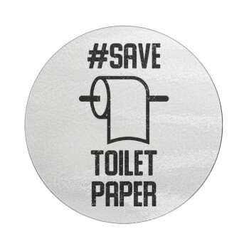 Save toilet Paper, Επιφάνεια κοπής γυάλινη στρογγυλή (30cm)