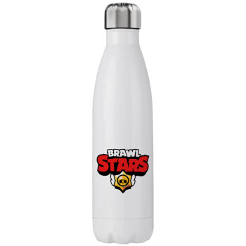 Brawl Stars, Μεταλλικό παγούρι θερμός (Stainless steel), διπλού τοιχώματος, 750ml