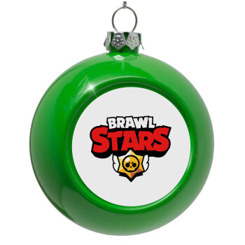 Brawl Stars, Green Christmas tree ornament bauble 8cm