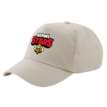 Brawl Stars, Μπεζ (SAND) Πεντάφυλλο Καπέλο Ενηλίκων Βαμβακερό (UNISEX, ONE SIZE)