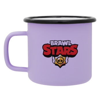 Brawl Stars, Κούπα Μεταλλική εμαγιέ ΜΑΤ Light Pastel Purple 360ml