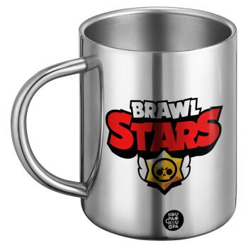 Brawl Stars, Ανοξείδωτη Μεταλλική Κούπα 450ml - Διπλού Τοιχώματος