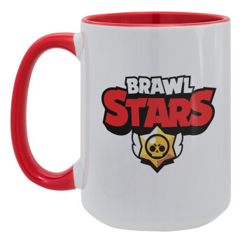 Brawl Stars, Κούπα Mega 15oz, κεραμική Κόκκινη, 450ml