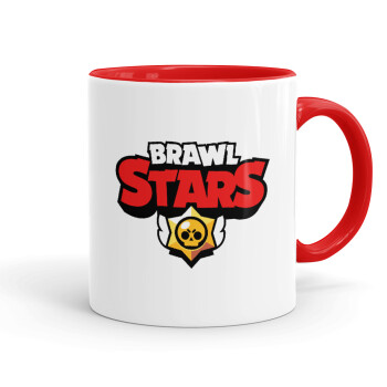 Brawl Stars, Mug colored red, ceramic, 330ml