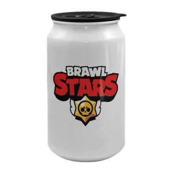 Brawl Stars, Κούπα ταξιδιού μεταλλική με καπάκι (tin-can) 500ml