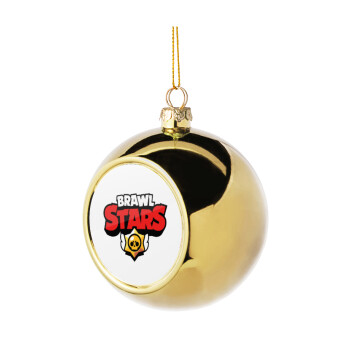 Brawl Stars, Χριστουγεννιάτικη μπάλα δένδρου Χρυσή 8cm