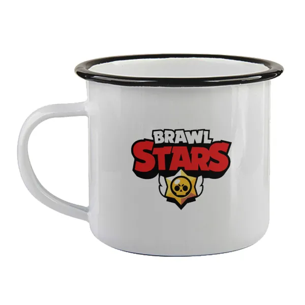 Brawl Stars — Κούπα εμαγιέ με μαύρο χείλος 360ml