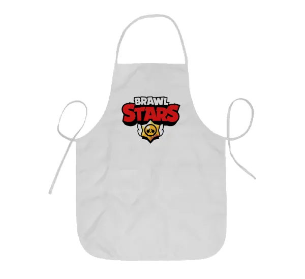 Brawl Stars — Short full-length kids' chef apron (44x62cm)