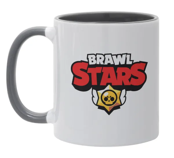 Brawl Stars — Mug colored grey, ceramic, 330ml