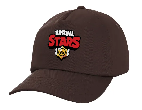 Brawl Stars — Adult Baseball Cap, 100% Cotton, Chocolate (COTTON, ADULT, UNISEX, ONE SIZE)