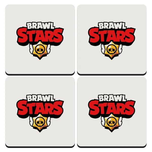 Brawl Stars — Σουβέρ ξύλινα τετράγωνα (9cm)
