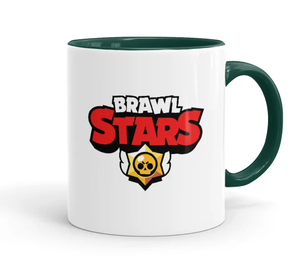 Brawl Stars — Mug colored green, ceramic, 330ml