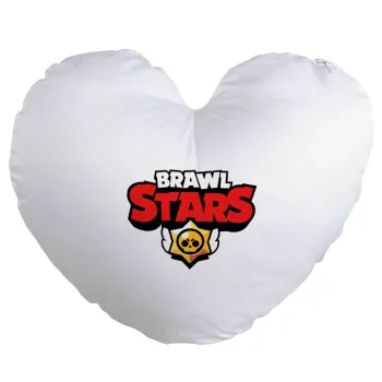 Brawl Stars, Μαξιλάρι καναπέ καρδιά 40x40cm περιέχεται το  γέμισμα