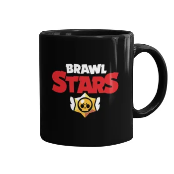 Brawl Stars, Κούπα Μαύρη, κεραμική, 330ml