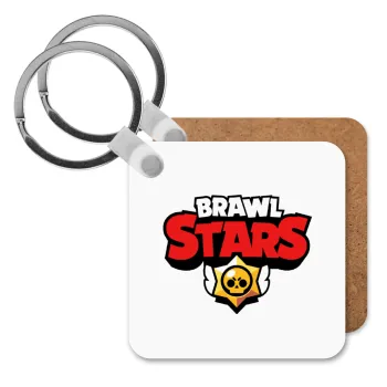 Brawl Stars, Μπρελόκ Ξύλινο τετράγωνο MDF